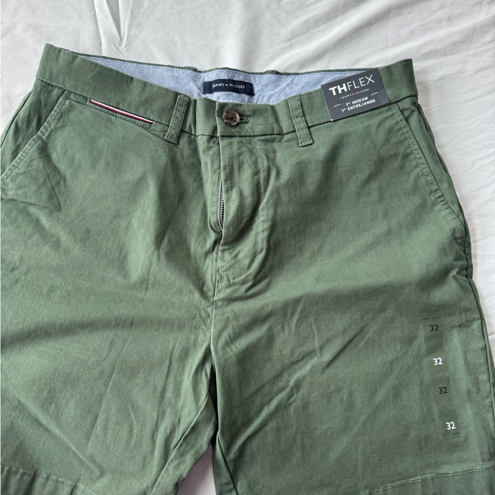 Tommy Hilfiger Olive Green THFLEX Shorts